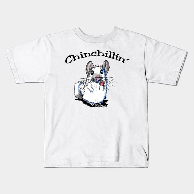 KiniArt Chinchillin Kids T-Shirt by KiniArt